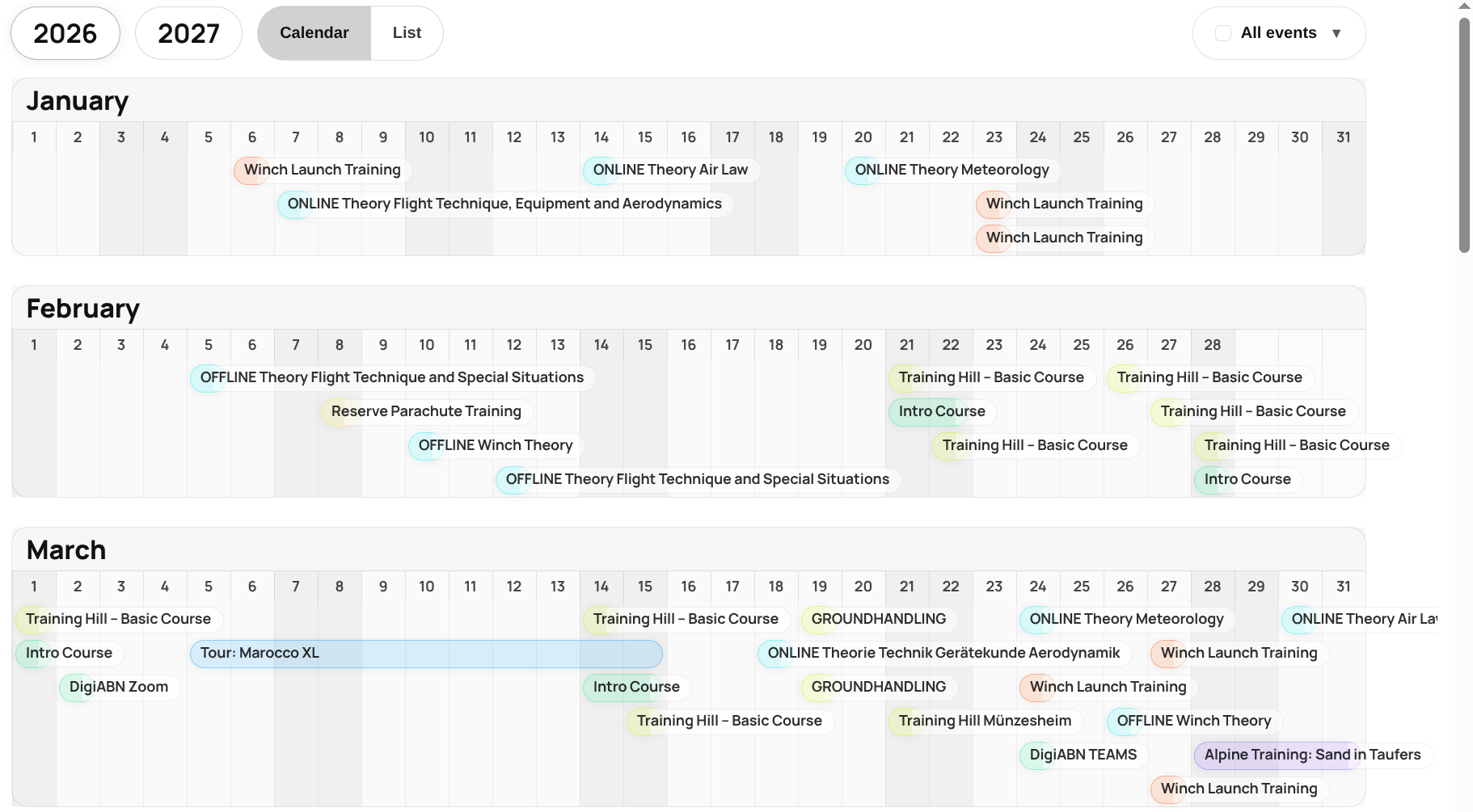 AnnoVisio calendar source setup in WordPress